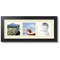 ArtToFrames Collage Photo Picture Frame with 3 - 5x5 inch Openings, Framed in Black with Over 62 Mat Color Options and Regular Glass (CSM-3926-95)